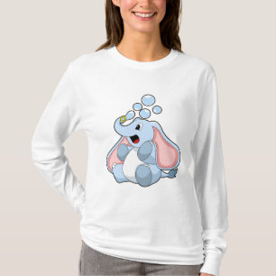 Elephant with Water bubbles T-Shirt