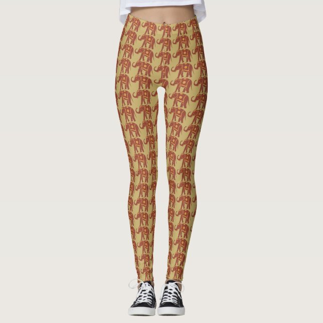 Elephant Women's Leggings (Front)