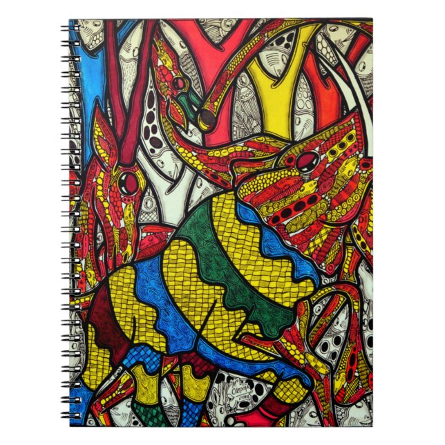 Elephant world spiral notebook (Front)