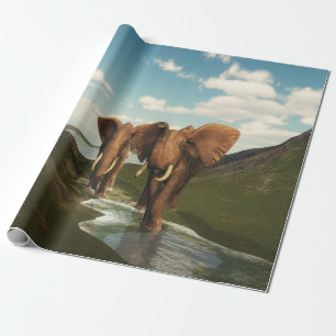 Elephant Wrapping Paper
