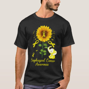Elephant Yellow Ribbon Sarcoma Awareness Sunflower T-Shirt