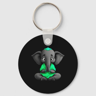 Elephant Yoga _1 Key Ring