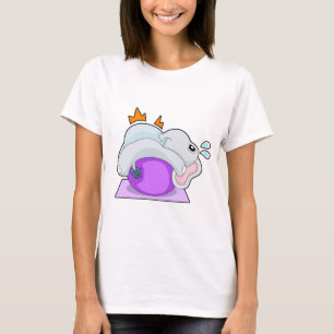 Elephant Yoga Fitness Gymnastics T-Shirt