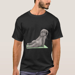 Elephant Yoga Pose Meditation Zen Workout Exercise T-Shirt
