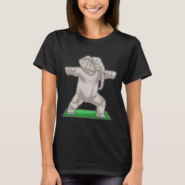 Elephant Yoga Yoga mat T-Shirt (Front)