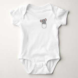 Elephant Zoo Animals Elephants Cute Animals Breast Baby Bodysuit