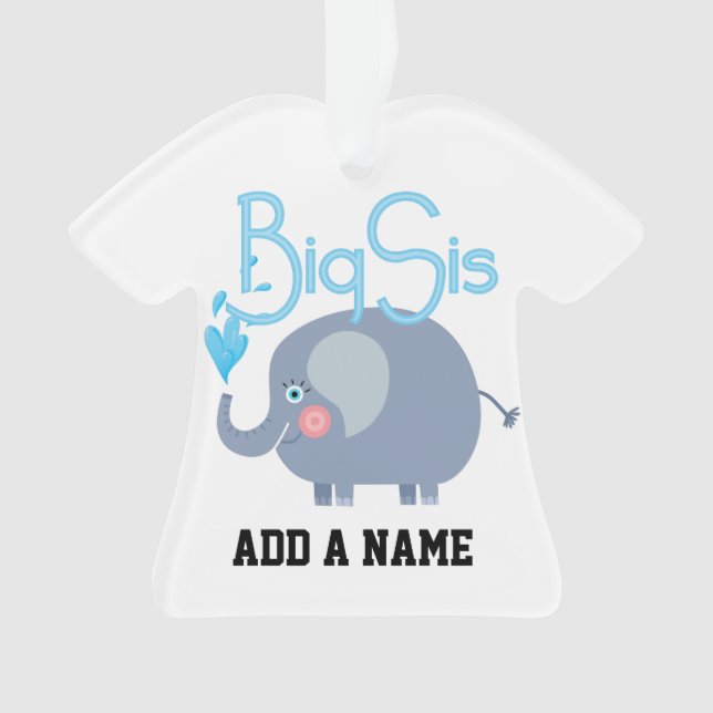 elephantbigsis.png ornament (Front)