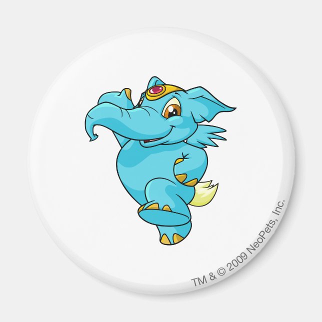 Elephante Blue Magnet (Front)