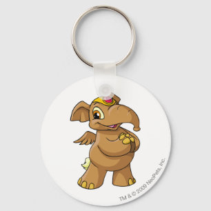 Elephante Brown Key Ring