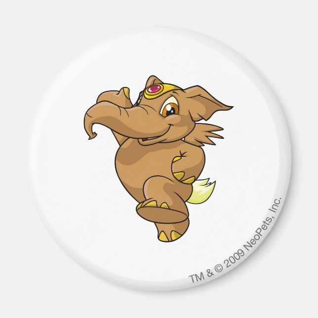Elephante Brown Magnet (Front)