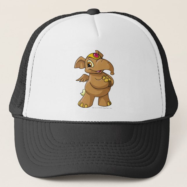 Elephante Brown Trucker Hat (Front)