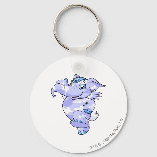 Elephante Cloud Key Ring (Front)
