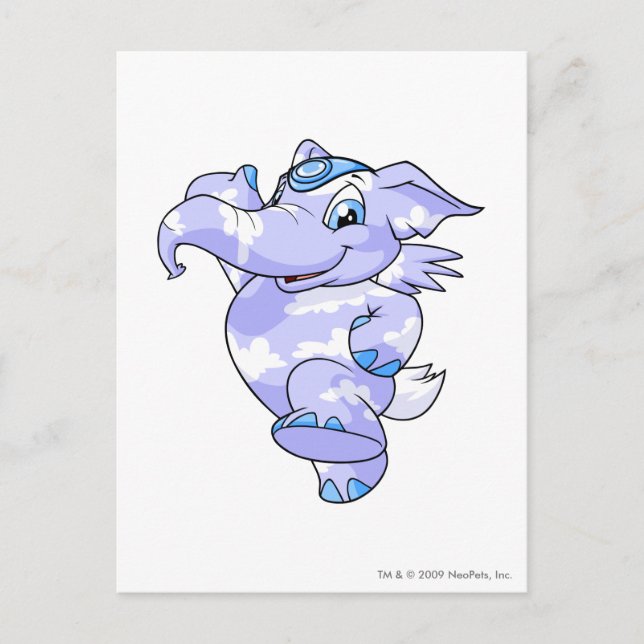 Elephante Cloud Postcard (Front)