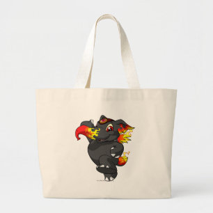Elephante Fire Large Tote Bag