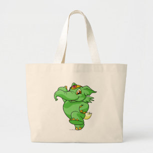 Elephante Green Large Tote Bag