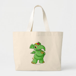 Elephante Green Large Tote Bag