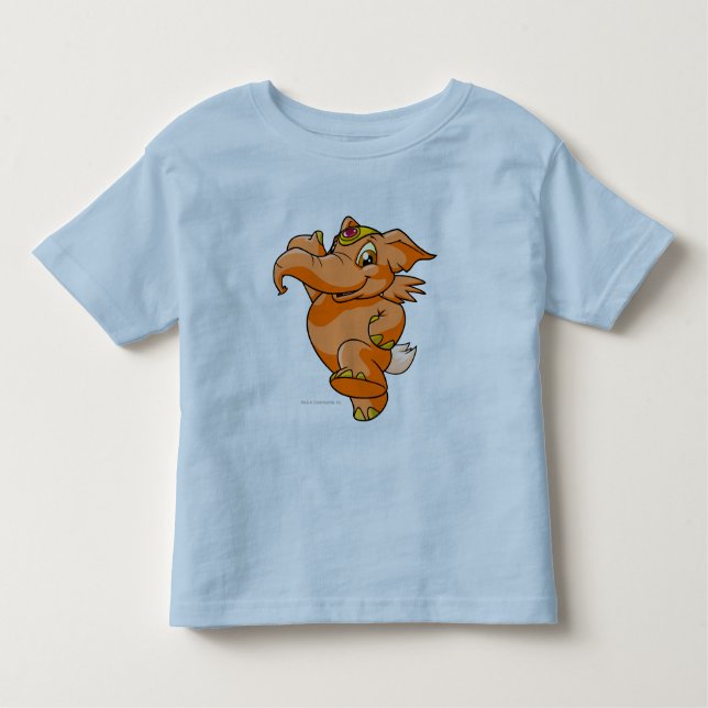 Elephante Orange Toddler T-Shirt (Front)