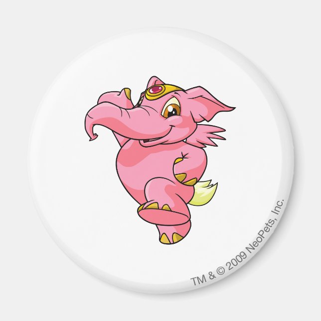 Elephante Pink Magnet (Front)