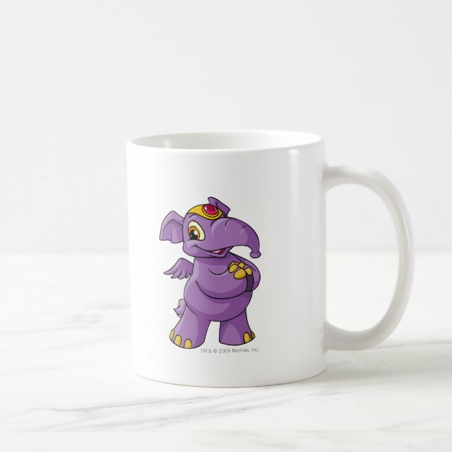 Elephante Purple Coffee Mug (Right)