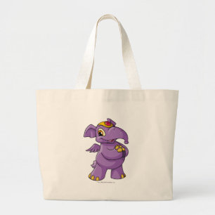 Elephante Purple Large Tote Bag