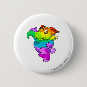 Elephante Rainbow 6 Cm Round Badge