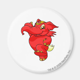 Elephante Red Magnet