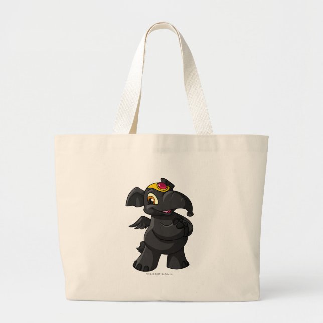 Elephante Shadow Large Tote Bag (Front)