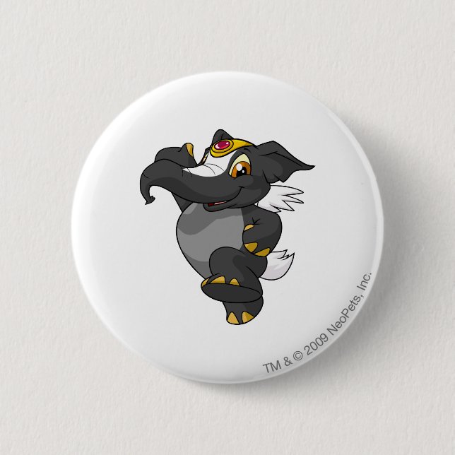 Elephante Skunk 6 Cm Round Badge (Front)