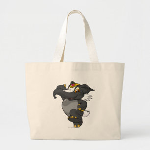 Elephante Skunk Large Tote Bag
