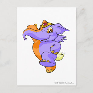 Elephante Split Postcard