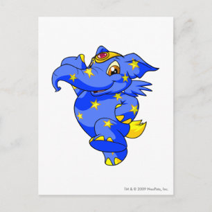 Elephante Starry Postcard