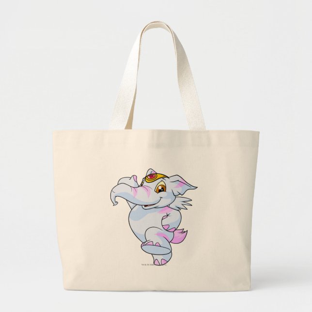 Elephante Striped Large Tote Bag (Front)