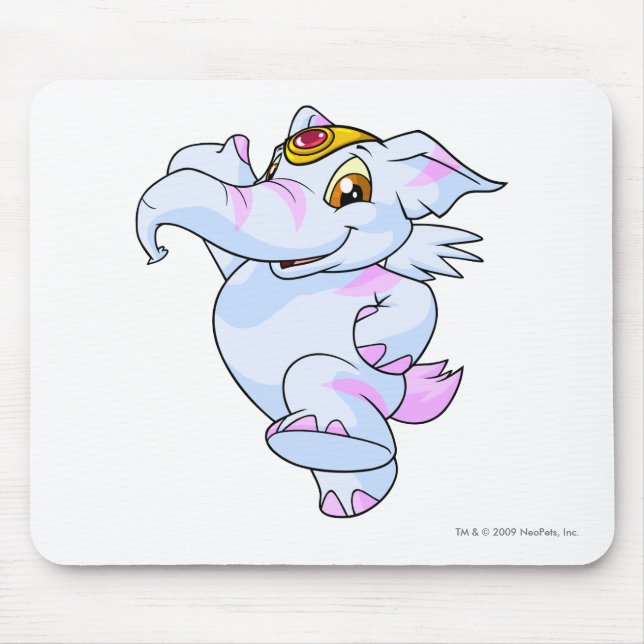 Elephante Striped Mouse Pad (Front)