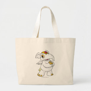 Elephante White Large Tote Bag