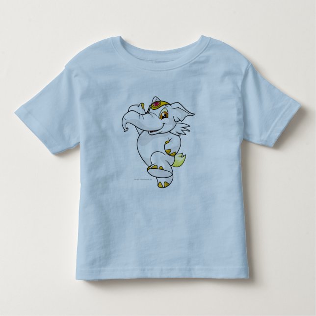 Elephante White Toddler T-Shirt (Front)
