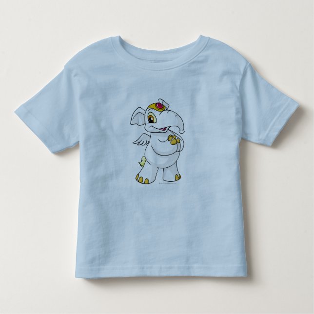 Elephante White Toddler T-Shirt (Front)