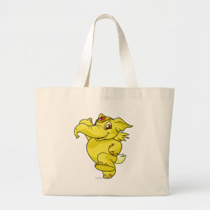Elephante Yellow Large Tote Bag