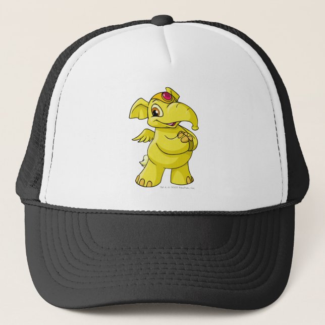Elephante Yellow Trucker Hat (Front)