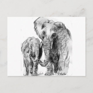 elephantonajourney postcard