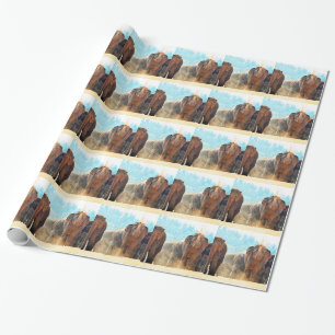 Elephants Animals Safari Destiny Peace Love Wrapping Paper