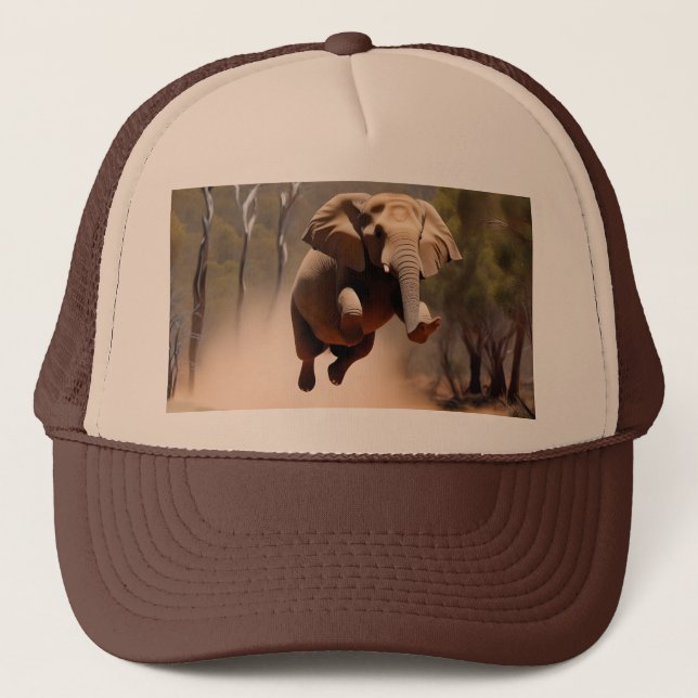 Elephants Can Jump, Truckers Hat (Front)