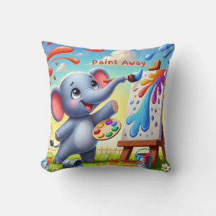 Elephant's Creative Escape Cushion