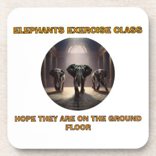 Elephants Dance Class Coaster