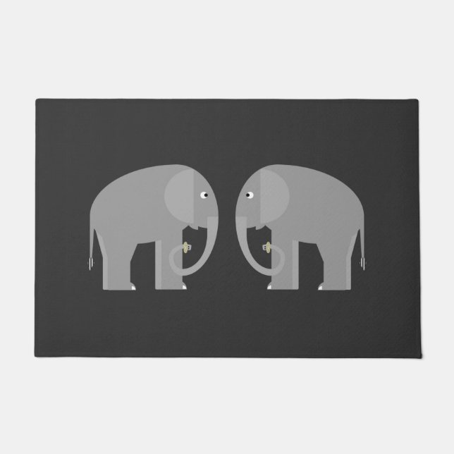 Elephants Doormat (Front)