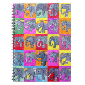 Elephants for Haiti Spiral Notebook