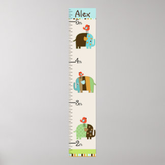 Elephants Growth Chart Keep at 8x44!