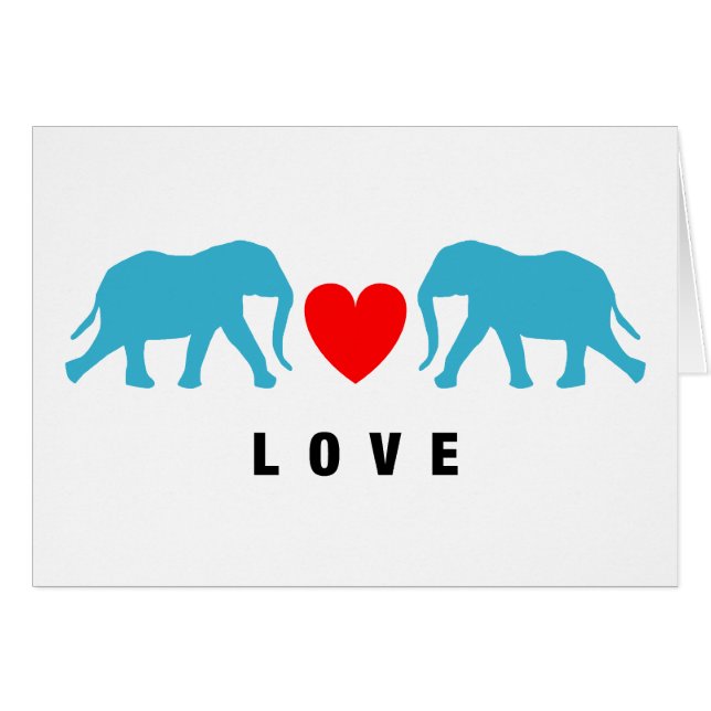 Elephants in Love (Front Horizontal)