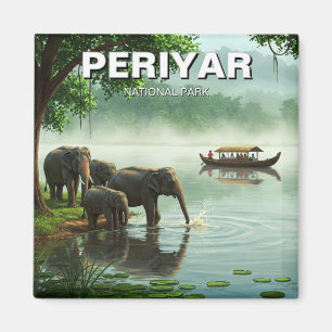 Elephants in Periyar National Park India Travel Magnet