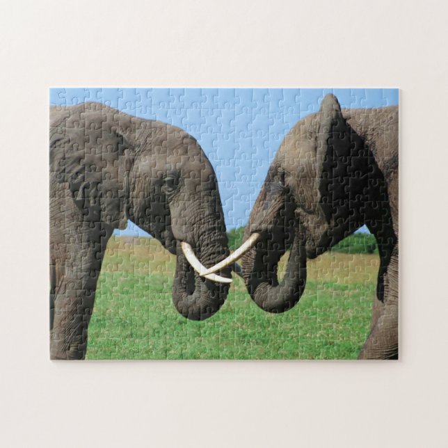 Elephants Jigsaw Puzzle (Horizontal)
