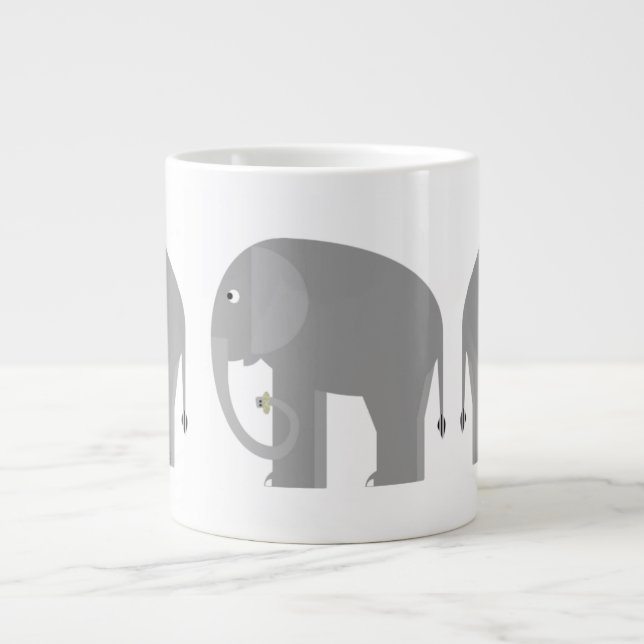 Elephants Jumbo Mug (Front)